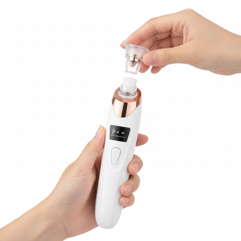 Extracteur De Points Noirs Avec Succion Réglable Pour Nettoyage Profond Et Peau Radieuse Blackhead extractor Electro Paris