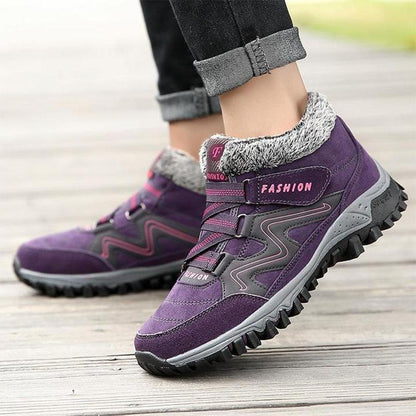 Raquettes à Neige Doublées de Fourrure Chaude pour Couple Éclairage mural Electro Paris Violet 35