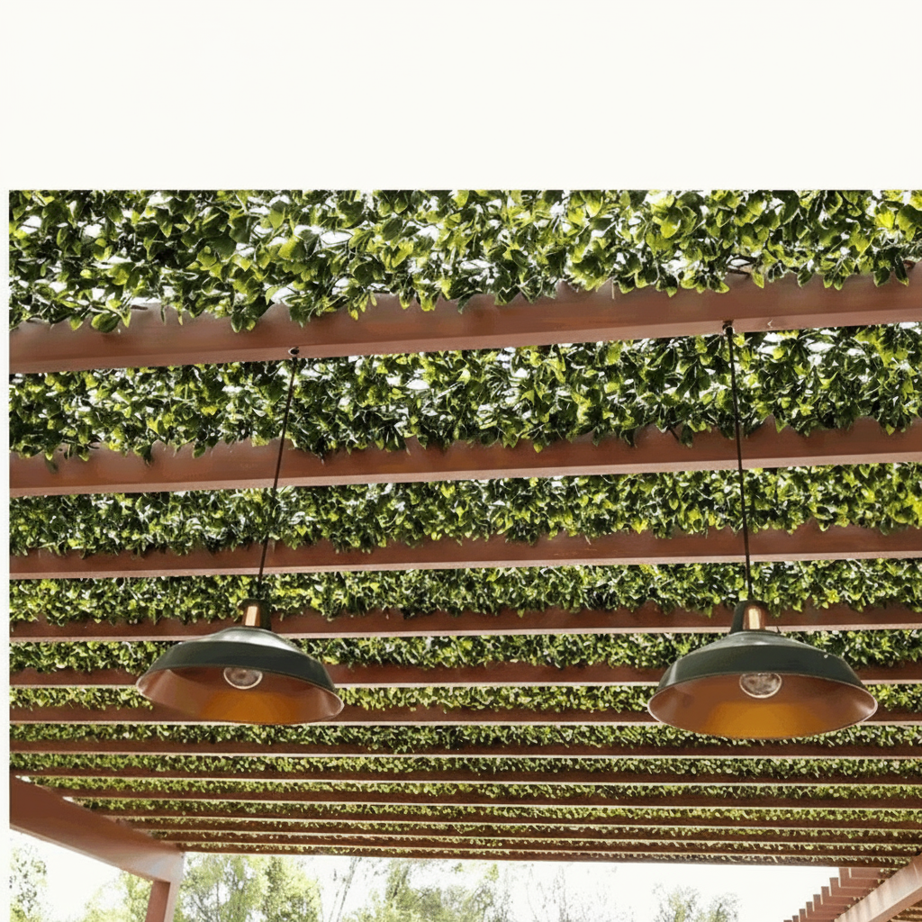 Gazon Artificiel Avec Feuillage 3D Réaliste Et Cadre En Bois Pour Jardin Et Balcon Garden Decor Electro Paris