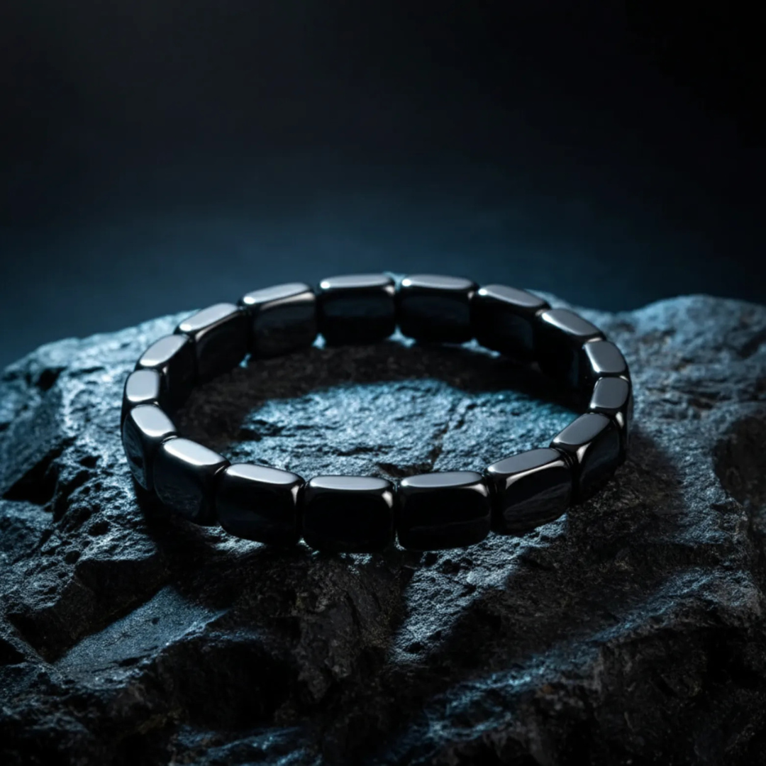 Bracelet Hématite pour Homme – Élégance, Force & Énergie Stylée Bracelets Electro Paris