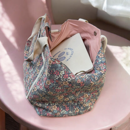 Sac Fourre-Tout Flora Grand Format Avec Motif Floral Pour Tous Les Jours Et Occasions Tote Bag Electro Paris