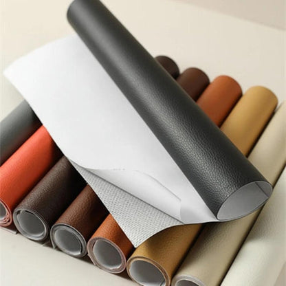 Patches En Cuir Auto-Adhésifs Pour Réparation Facile Et Esthétique De Vos Articles En Cuir Fabric repair kit Electro Paris