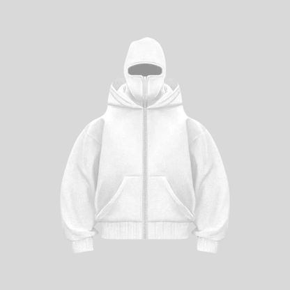 Sweat à Capuche Unisexe – Confort Décontracté avec Design Durable Fashion & Apparel Electro Paris Blanc XS