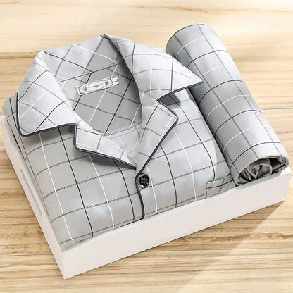 Chemise de Nuit Homme Confortable pour des Nuits Douces et Élégantes Sleepwear Electro Paris Grise clair L