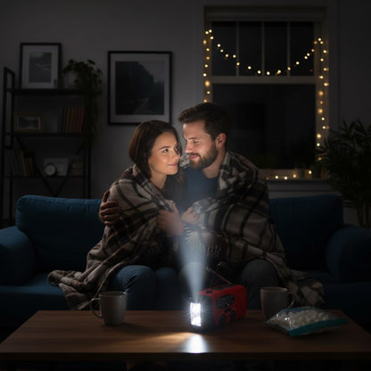 Radio d’Urgence Multifonction avec Manivelle, Panneau Solaire et Powerbank pour Situations Critiques Solar Radio Electro Paris