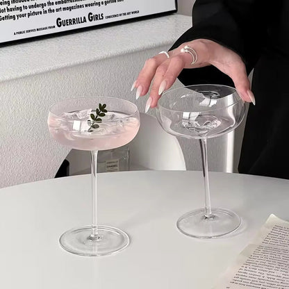 Verres À Cocktail En Cristal Faits Main – Set De 6