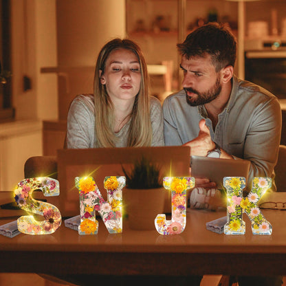 Lampe Fleurie Décorative FloraLetter – Élégante, Raffinée Et Lumineuse Pour Maison Et Bureau Décor Electro Paris