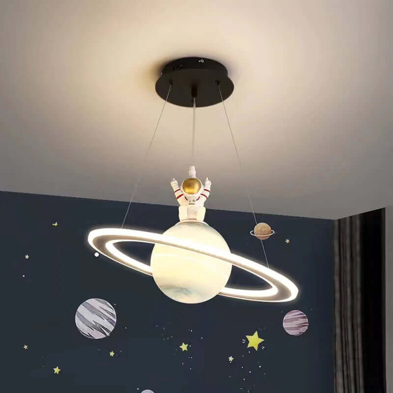 Lampe Suspendue LED Pour Chambre D’Enfant Au Design Planètes Et Couleurs Lumineuses Ceiling Light Electro Paris