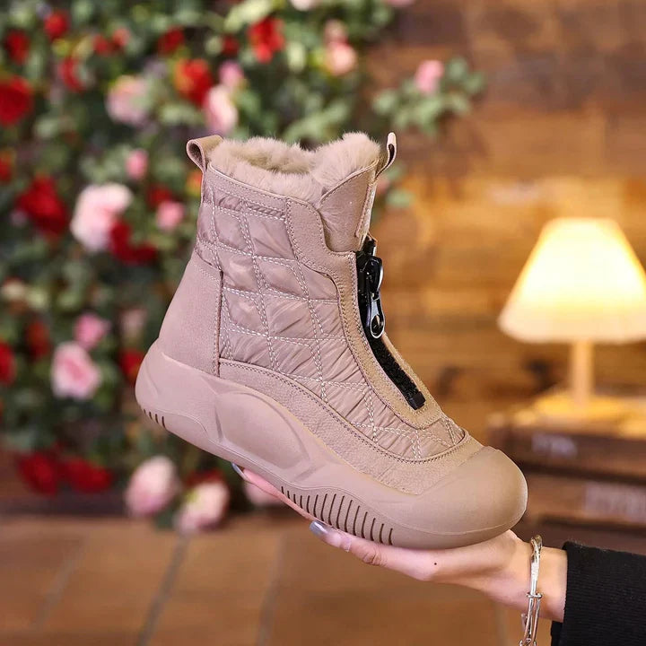 Bottes Hiver Imperméables Et Isolantes Pour Neige Et Conditions Extrêmes Boots women Electro Paris Beige 34