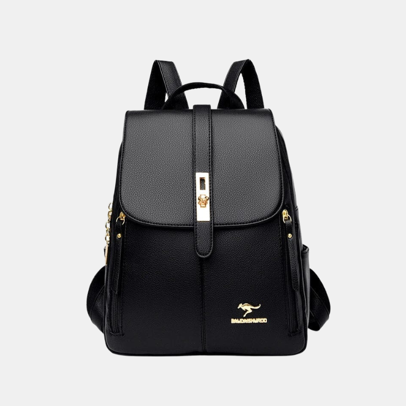 Sac à Dos Aurora En Cuir – Élégance Et Fonctionnalité Au Quotidien Women's bag Electro Paris Noir