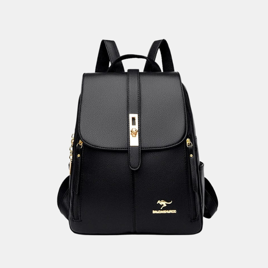 Sac à Dos Aurora En Cuir – Élégance Et Fonctionnalité Au Quotidien Women's bag Electro Paris Noir
