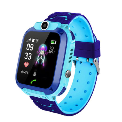 Montre Connectée Pour Enfants Avec GPS, Appels, Caméra Et Bouton SOS Smartwatch Electro Paris Bleu