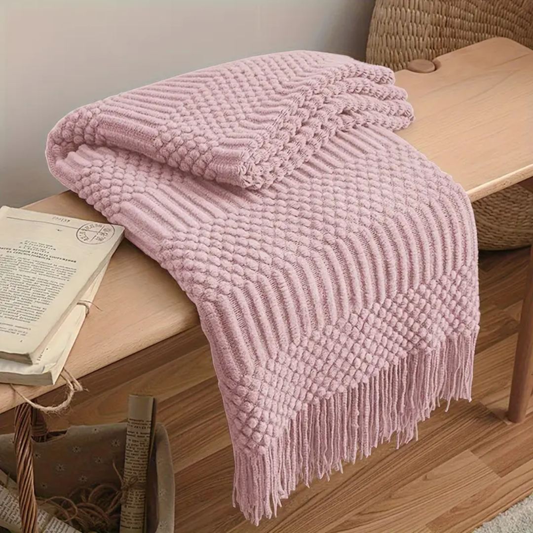 Pantoufles en Peluche Confort Suprême – Style Décontracté et Chaleur Cosy Blanket Electro Paris Rosa