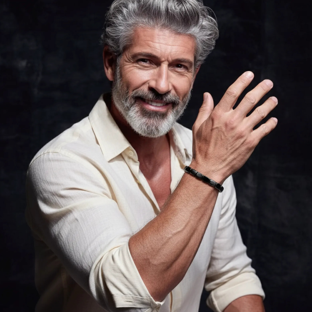 Bracelet Hématite pour Homme – Élégance, Force & Énergie Stylée Bracelets Electro Paris