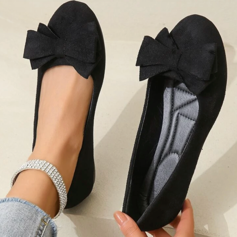Chaussures Confort Pour Marche Quotidienne Et Soulagement Des Douleurs Flats Electro Paris Noir 35