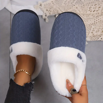 Pantoufles Sherpa en Peluche – Chaleur Infinie et Confort Élégant à la Maison Women Sandals & Slippers Electro Paris Bleu 35-36