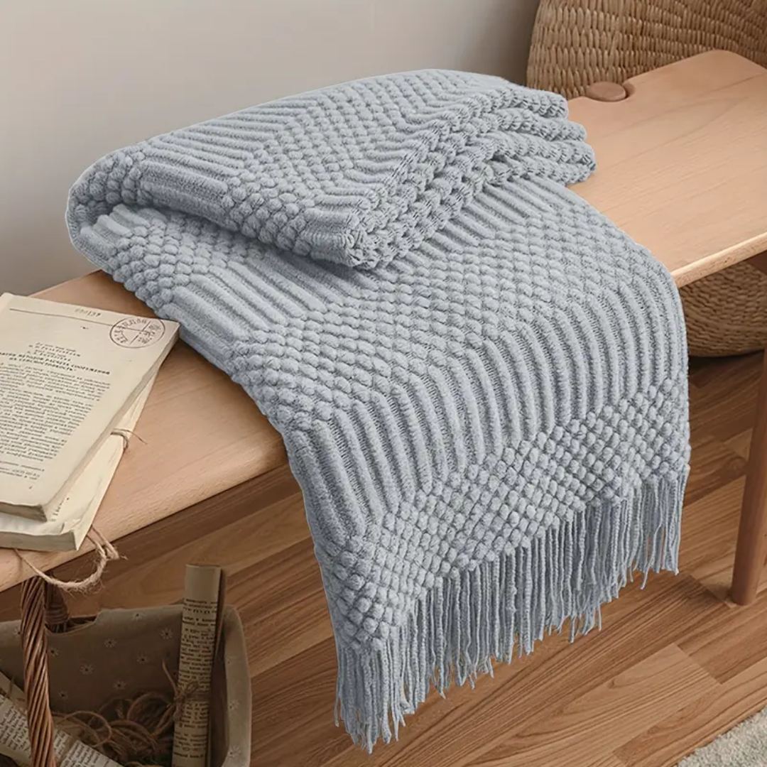 Pantoufles en Peluche Confort Suprême – Style Décontracté et Chaleur Cosy Blanket Electro Paris Gris clair
