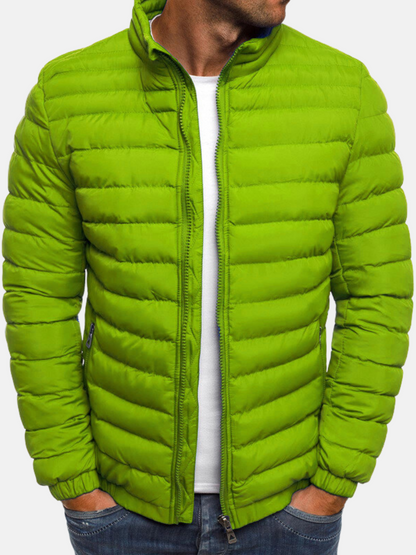 Veste matelassée pour hommes – Élégance moderne et confort pour les journées fraîches Men Jackets Electro Paris Vert S
