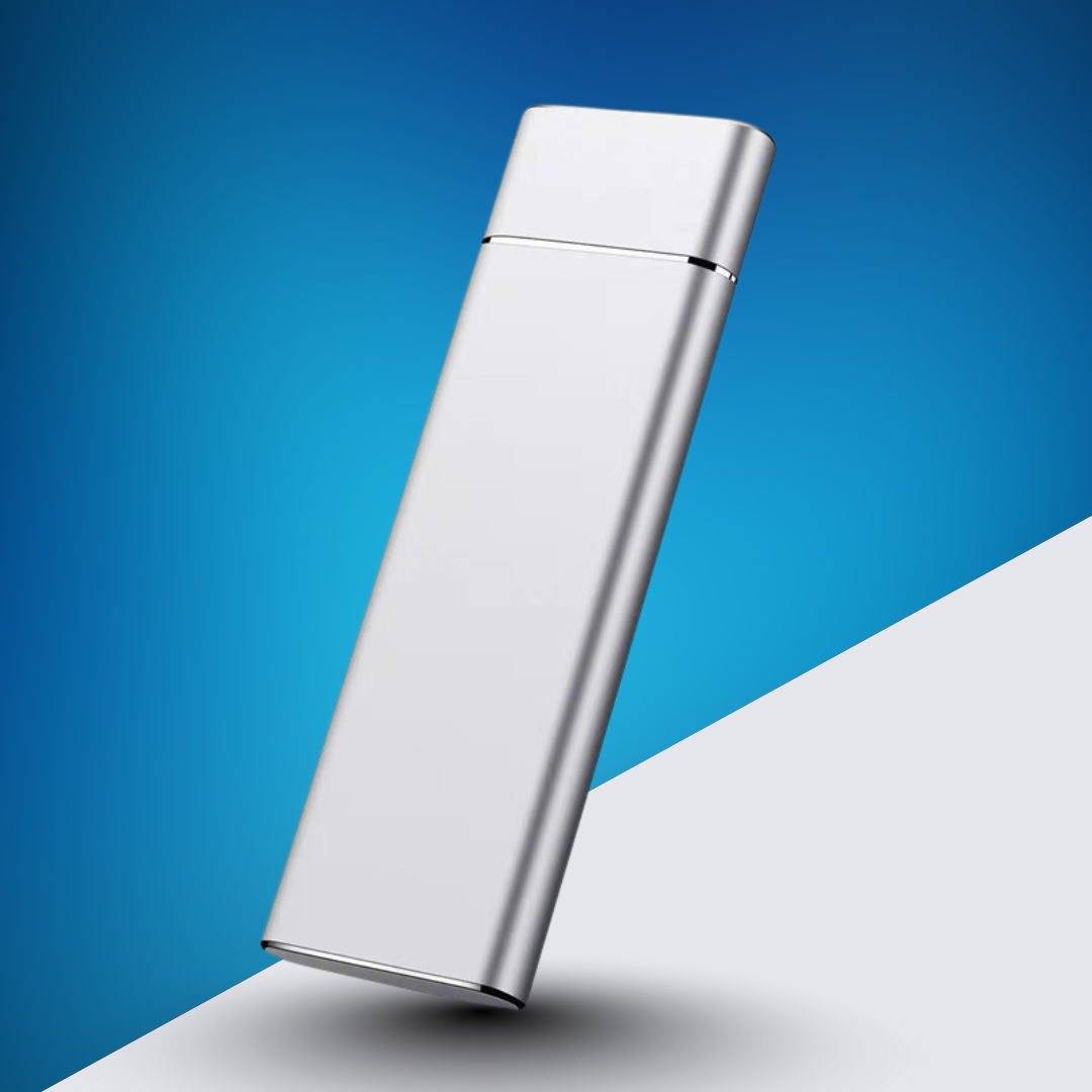 SSD Externe Ultra-Rapide 8 To Pour Stockage Sécurisé Et Transferts Instantanés Hard drive Electro Paris Argent
