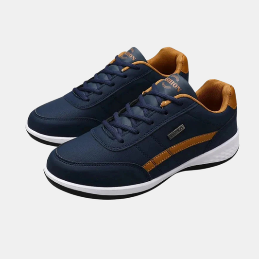 Baskets En Cuir – Style Décontracté Et Confort Moderne Men Shoes Electro Paris Bleu 40