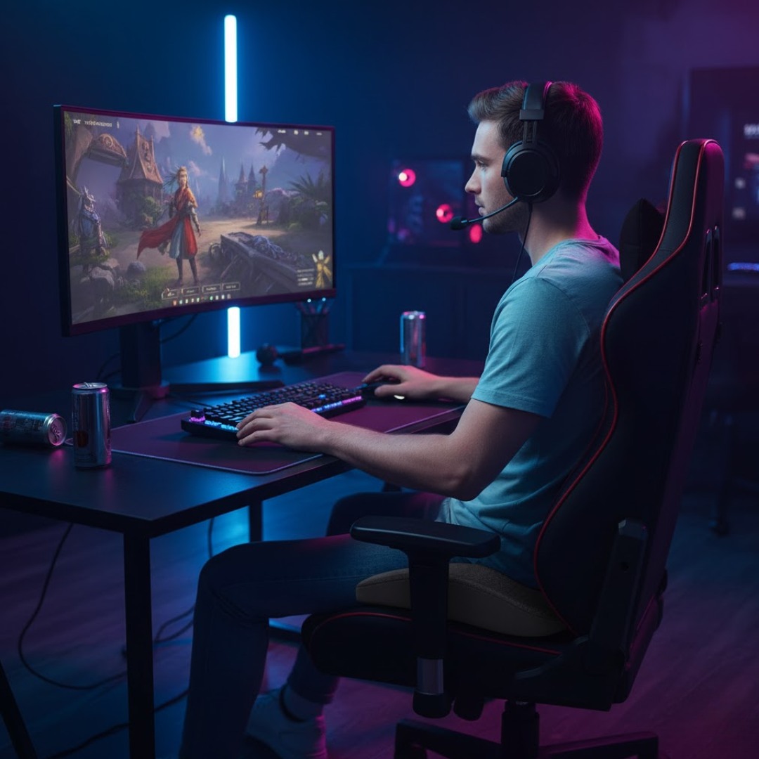 Coussin Ergonomique de Siège Pour Soulager la Douleur Pendant de Longues Périodes Assises Back & Lumbar Support Cushions Electro Paris