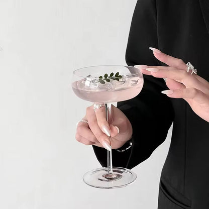 Verres À Cocktail En Cristal Faits Main – Set De 6