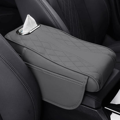 Coussin d’Accoudoir de Voiture en Mousse à Mémoire de Forme – Confort Supérieur et Installation Facile Accessoires de voiture Electro Paris Gris
