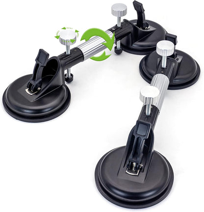 Paire de Ventouses Ultra-Résistantes pour Carrelage, Verre et Marbre – Outil de Pose Précis et Fiable Outils et amélioration de l'habitat Electro Paris