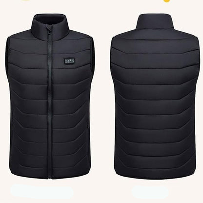 Gilet Chauffant USB Rechargeable Avec 28 Zones De Chauffe Et 4 Niveaux De Température Pour Hiver Heating vest Electro Paris