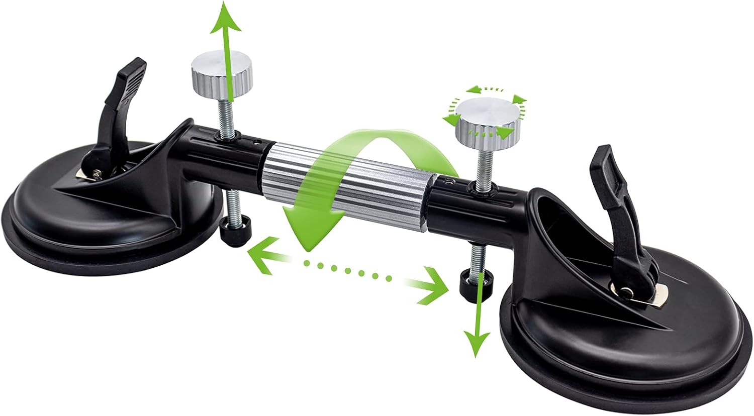Paire de Ventouses Ultra-Résistantes pour Carrelage, Verre et Marbre – Outil de Pose Précis et Fiable Outils et amélioration de l'habitat Electro Paris