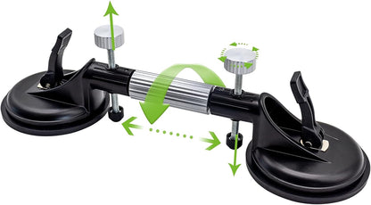 Paire de Ventouses Ultra-Résistantes pour Carrelage, Verre et Marbre – Outil de Pose Précis et Fiable Outils et amélioration de l'habitat Electro Paris