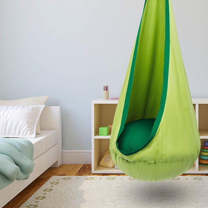 Balançoire Extérieure Confortable Pour Enfants À Partir De 6 Ans Avec Housse En Coton Et Espace De Rangement Swing Sets & Playsets Electro Paris