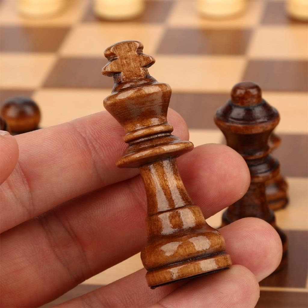 Jeu D’Échecs Magnétique En Bois Pliable Avec Pièces Stabilisées Pour Voyage Et Maison Chess Electro Paris