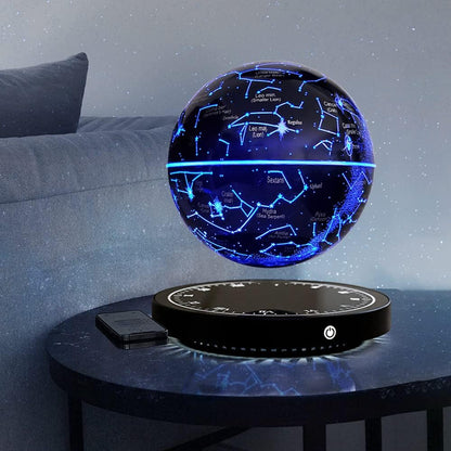 Lampe Constellation Rotative en Lévitation – Globe d’Étoiles Flottant Magique Table Lamp Electro Paris