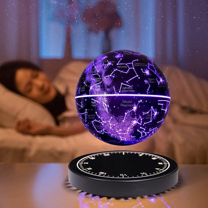 Lampe Constellation Rotative en Lévitation – Globe d’Étoiles Flottant Magique Table Lamp Electro Paris