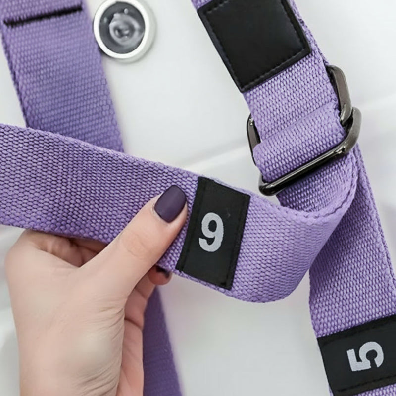 Ceinture De Yoga Et Stretching Pour Soulagement Du Dos Avec Matériau Léger Et Portable Yoga equipment Electro Paris