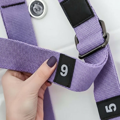 Ceinture De Yoga Et Stretching Pour Soulagement Du Dos Avec Matériau Léger Et Portable Yoga equipment Electro Paris