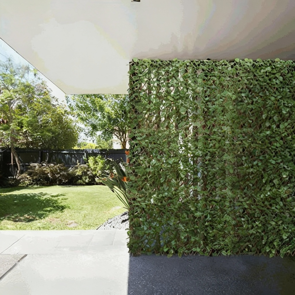 Gazon Artificiel Avec Feuillage 3D Réaliste Et Cadre En Bois Pour Jardin Et Balcon Garden Decor Electro Paris