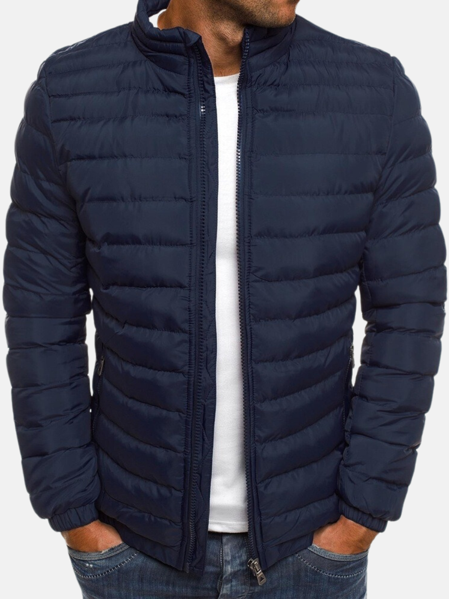 Veste matelassée pour hommes – Élégance moderne et confort pour les journées fraîches Men Jackets Electro Paris Bleu Marine S