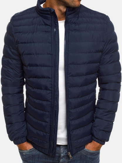 Veste matelassée pour hommes – Élégance moderne et confort pour les journées fraîches Men Jackets Electro Paris Bleu Marine S