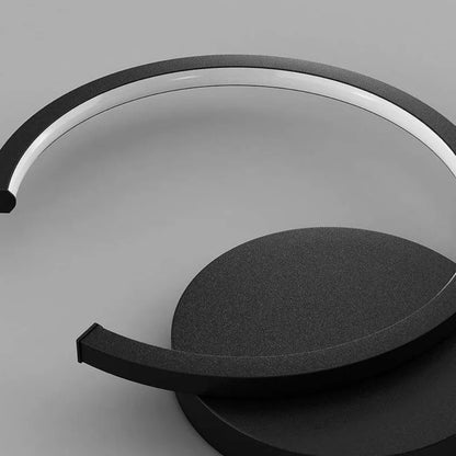 Applique Murale LED – Ledi Lampe Murale Moderne Minimaliste Noire Wall lamps Electro Paris