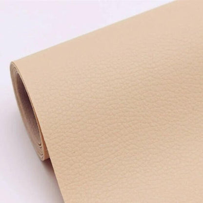 Patches En Cuir Auto-Adhésifs Pour Réparation Facile Et Esthétique De Vos Articles En Cuir Fabric repair kit Electro Paris Beige 50 x 138cm