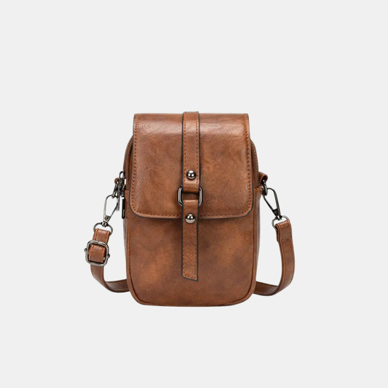 Sac en Cuir Pour Femme – Élégance Vintage et Fonctionnalité Moderne Women's bag Electro Paris Marron