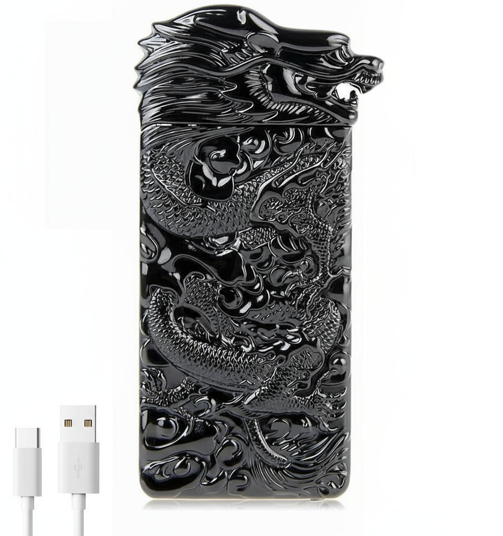 Briquet Plasma Dragon Portable Léger Et Résistant Au Vent Sans Butane