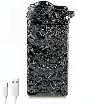 Briquet Plasma Dragon Portable Léger Et Résistant Au Vent Sans Butane