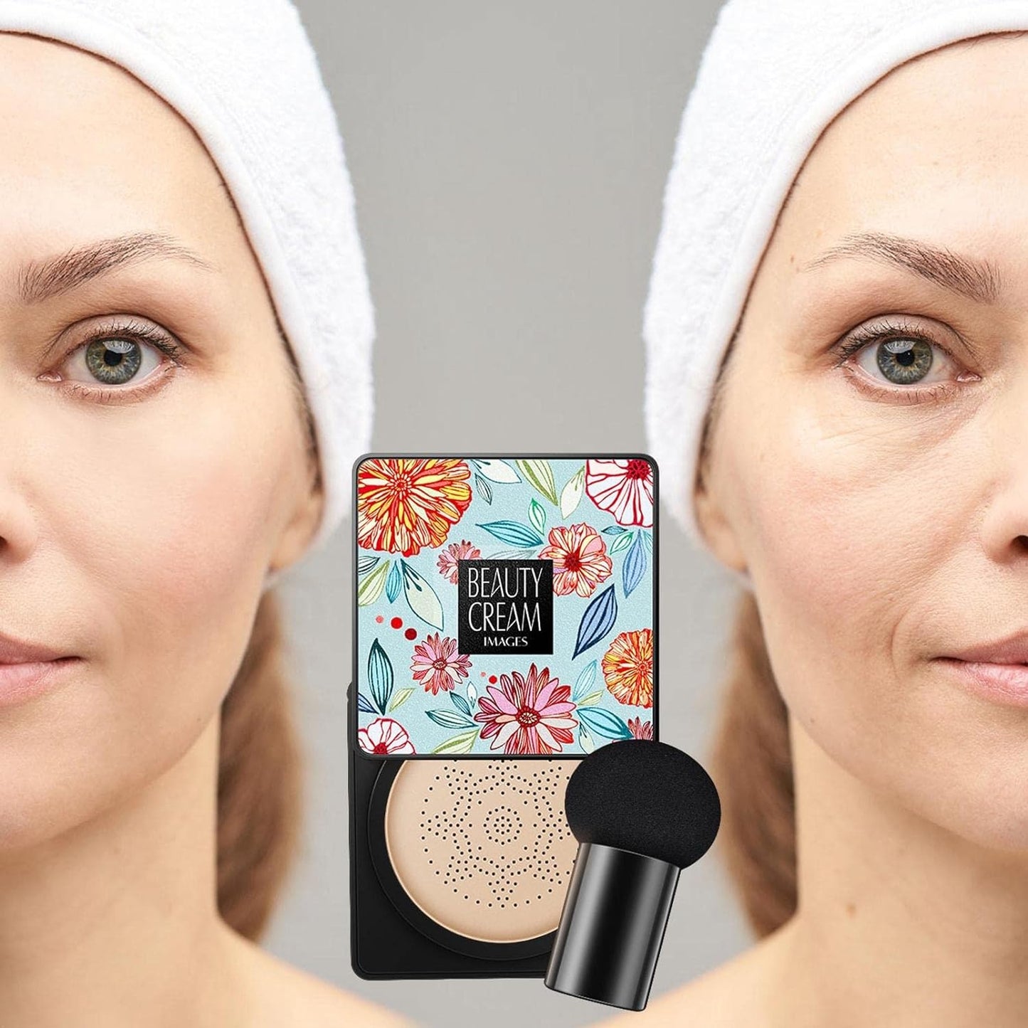 Crème CC Hydratante Avec Applicateur Innovant Pour Teint Parfait Et Tenue 24 Heures Beauty & Care Electro Paris