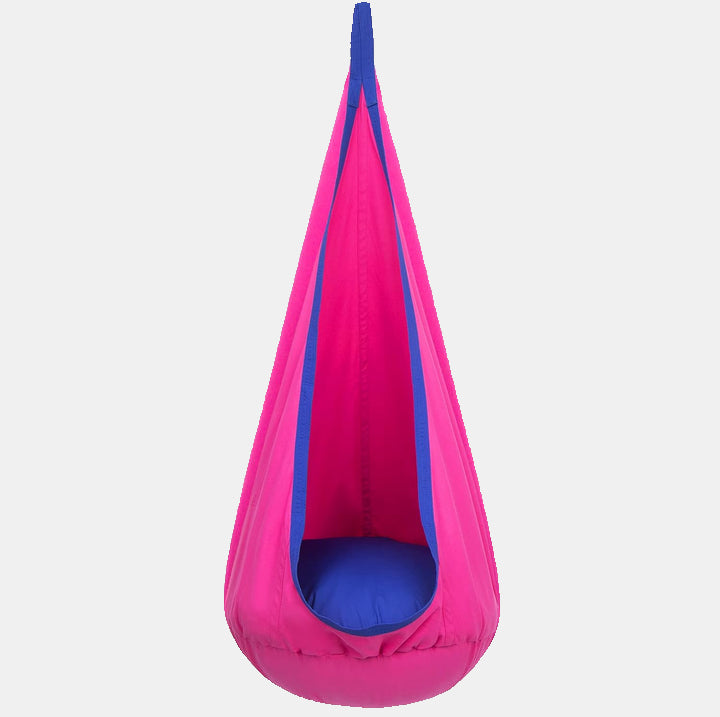 Balançoire Extérieure Confortable Pour Enfants À Partir De 6 Ans Avec Housse En Coton Et Espace De Rangement Swing Sets & Playsets Electro Paris Rosa