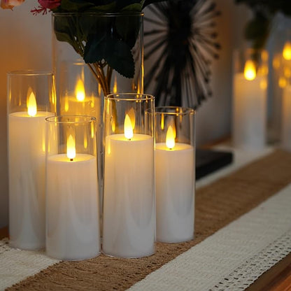 Ensemble De 9 Bougies Acryliques Sans Flamme Pour Une Ambiance Élégante Et Sécurisée Candle Electro Paris