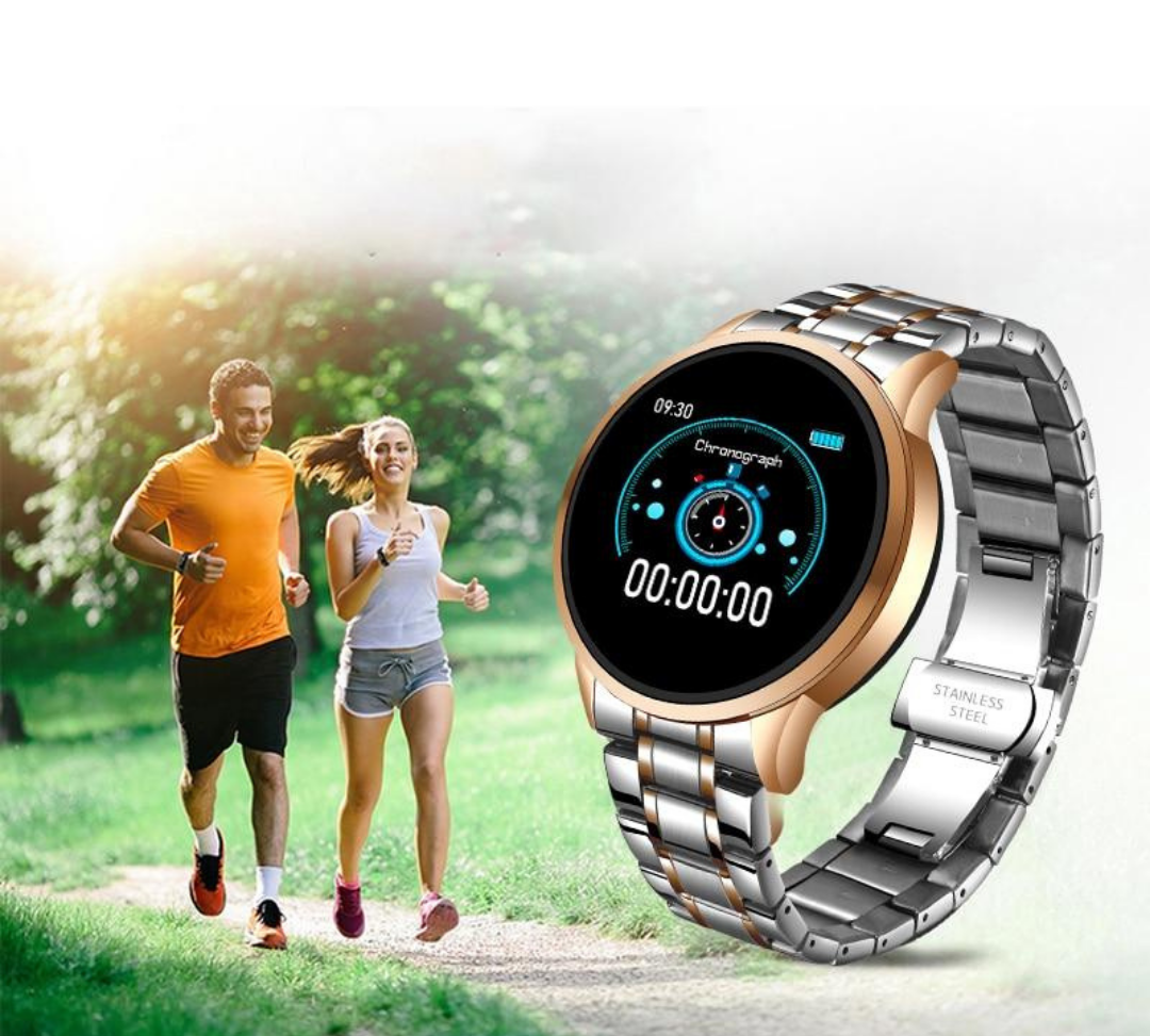 Montre Intelligente – Élégance Classique et Technologie Moderne Smartwatch Classic Electro Paris