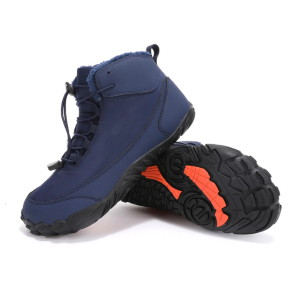 Chaussures d’Hiver Barefoot Imperméables & Résistantes à la Neige (Unisexes) Electro Paris Bleu royal 36